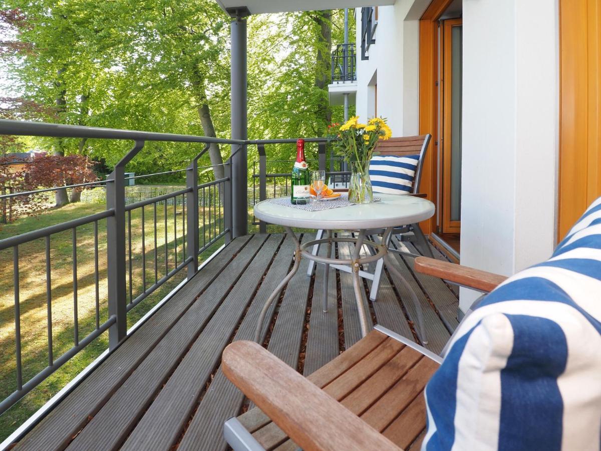 Kaiservillen Heringsdorf - 1-Raum-Ferienwohnung Mit Balkon D113 Eksteriør bilde