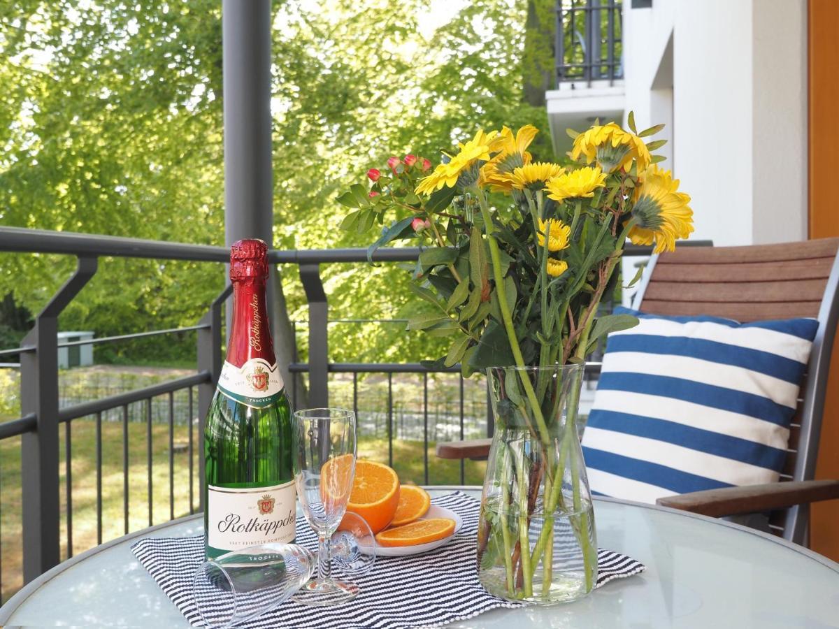 Kaiservillen Heringsdorf - 1-Raum-Ferienwohnung Mit Balkon D113 Eksteriør bilde